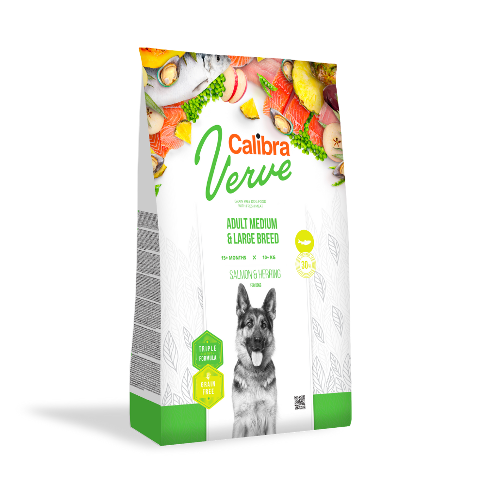 Calibra Verve: Adult Medium & Large Breed - Salmon & Herring