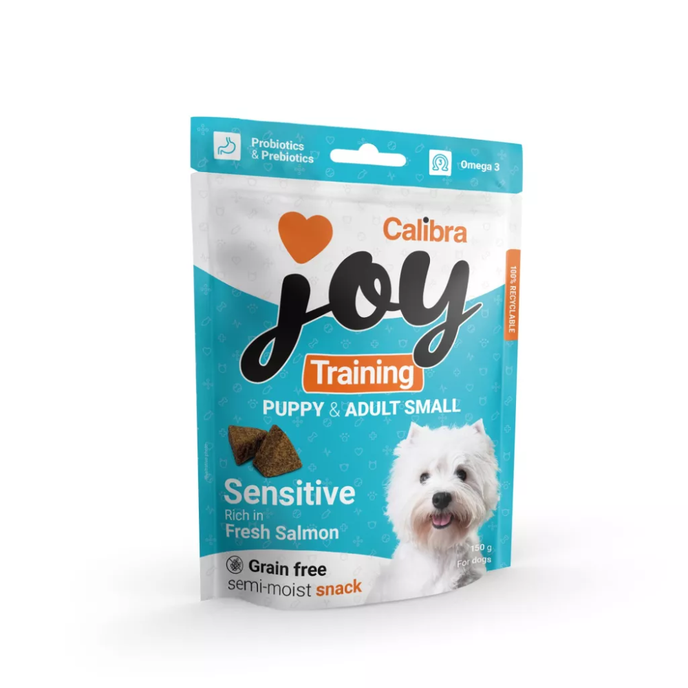 Calibra DOG Joy: Training Puppy & Adult Small - Salmon