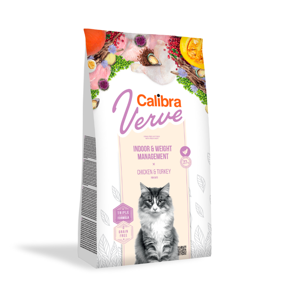 Calibra Verve: Indoor + Weight Management - Chicken & Turkey