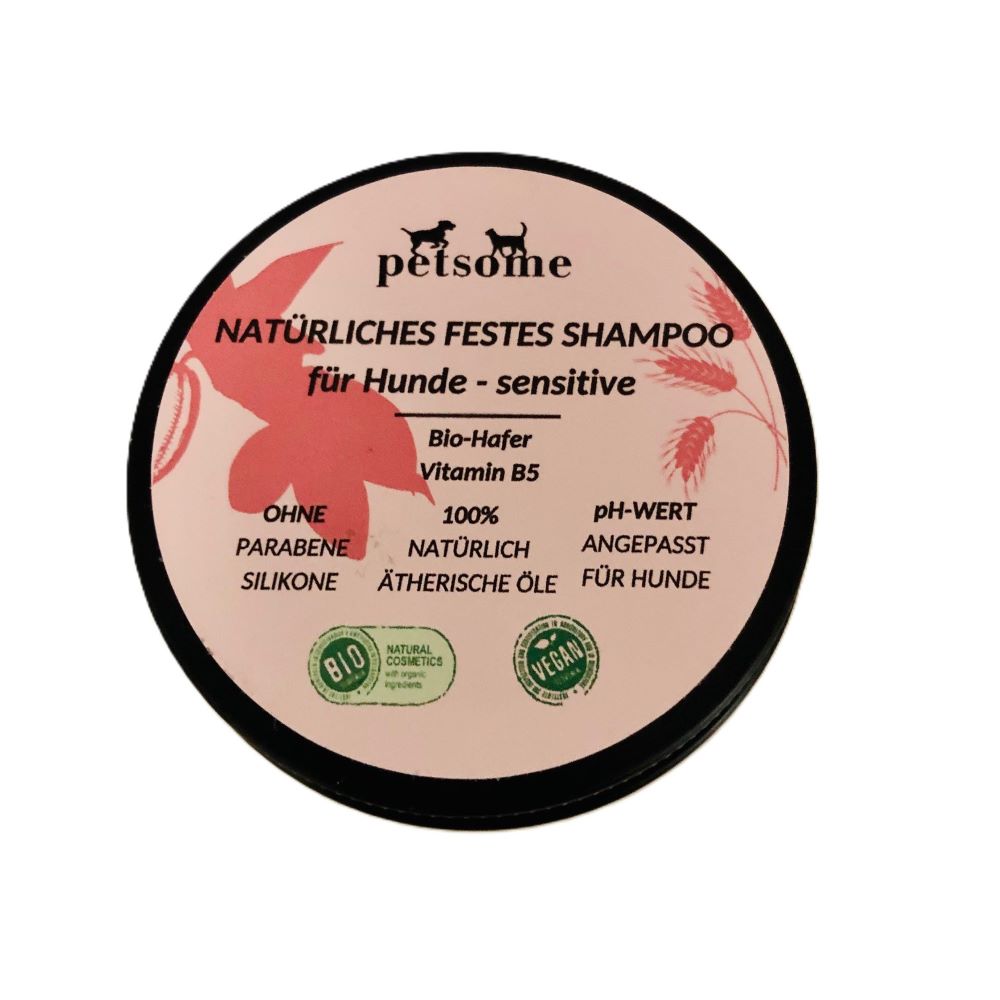 Natürliches festes Shampoo für Hunde sensitiv
