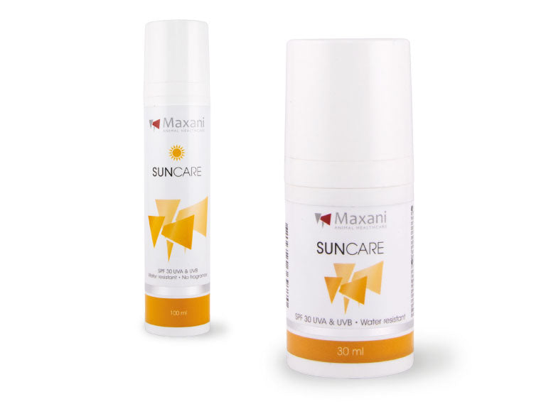 Sonnenschutzmittel für Kleintiere
