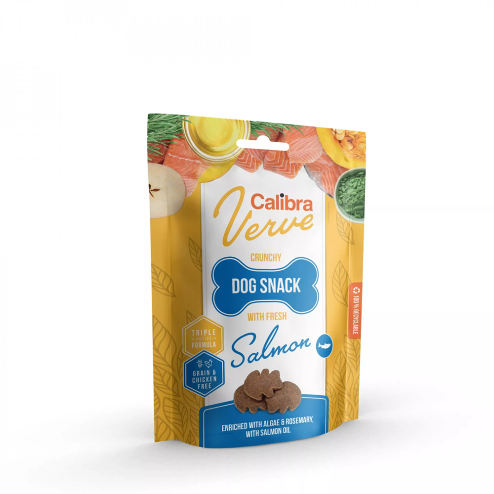 Calibra Dog Verve: Crunchy Snack Fresh Salmon