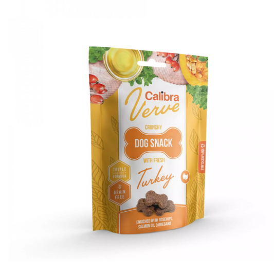 Calibra Dog Verve: Crunchy Snack Fresh Turkey